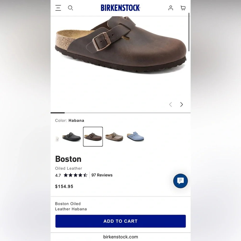 Birkenstock Boston Clogs Habana Oiled Leather Size 36 - Picture 10 of 11